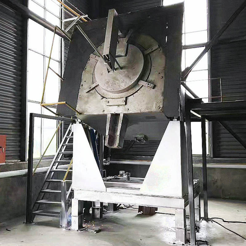 倾倒式坩埚熔铜炉